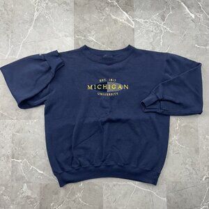 Vintage Michigan University Sweatshirt Mens Medium Jansport 90s USA Made